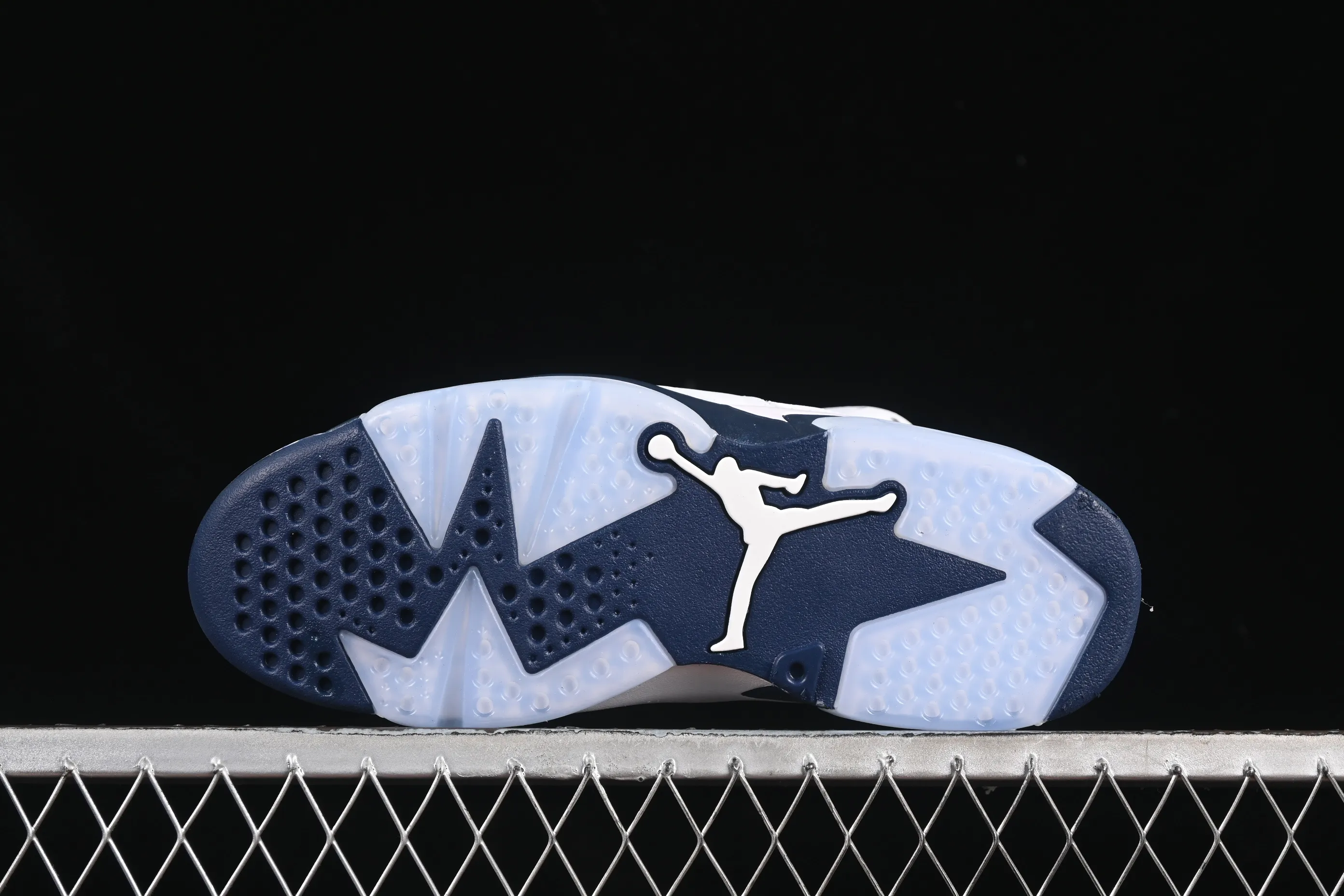 All categories Air Jordan Jordan series basketball shoes Air Jordan 6 F version Air Jordan 6 Retro "Midnight Navy" AJ6 Joe 6 white sea blue CT8529-141